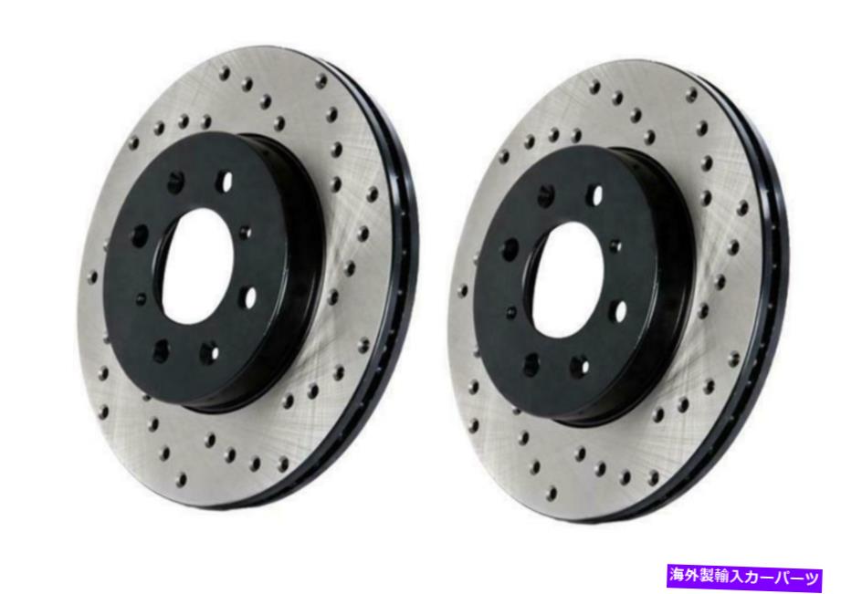 brake disc rotor 08-17スバルSTI用のSTOPTECH DRILLILDスポーツリアブレーキローター StopTech Drilled Sport Rear Brake Rotors for 08-17 Subaru STI【並行輸入品】 92,989円