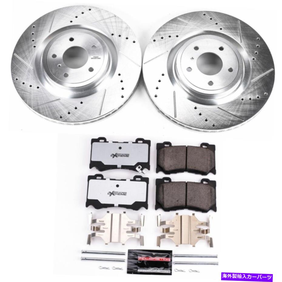 brake disc rotor K2915-26 PowerStop Brake Disc and Pad Kits 2輪セット日産350Z G37 K2915-26 Powerstop Brake Disc and Pad Kits 2-Wheel Set Front for Nissan 350Z G37【並行輸入品】|Us Custom Parts Shop USDM