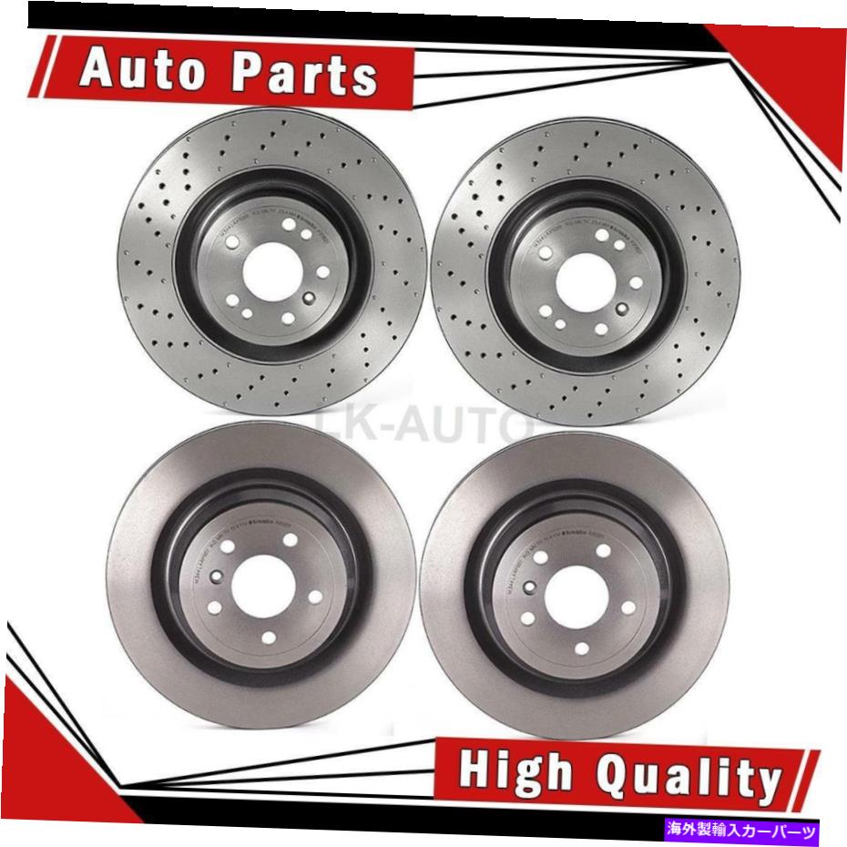 brake disc rotor メルセデスベンツGLE300D用のディスクブレーキローターのブレンボフロントリア4 Brembo Front Rear 4 Of Disc Brake Rotors For Mercedes-Benz GLE300d【並行輸入品】
