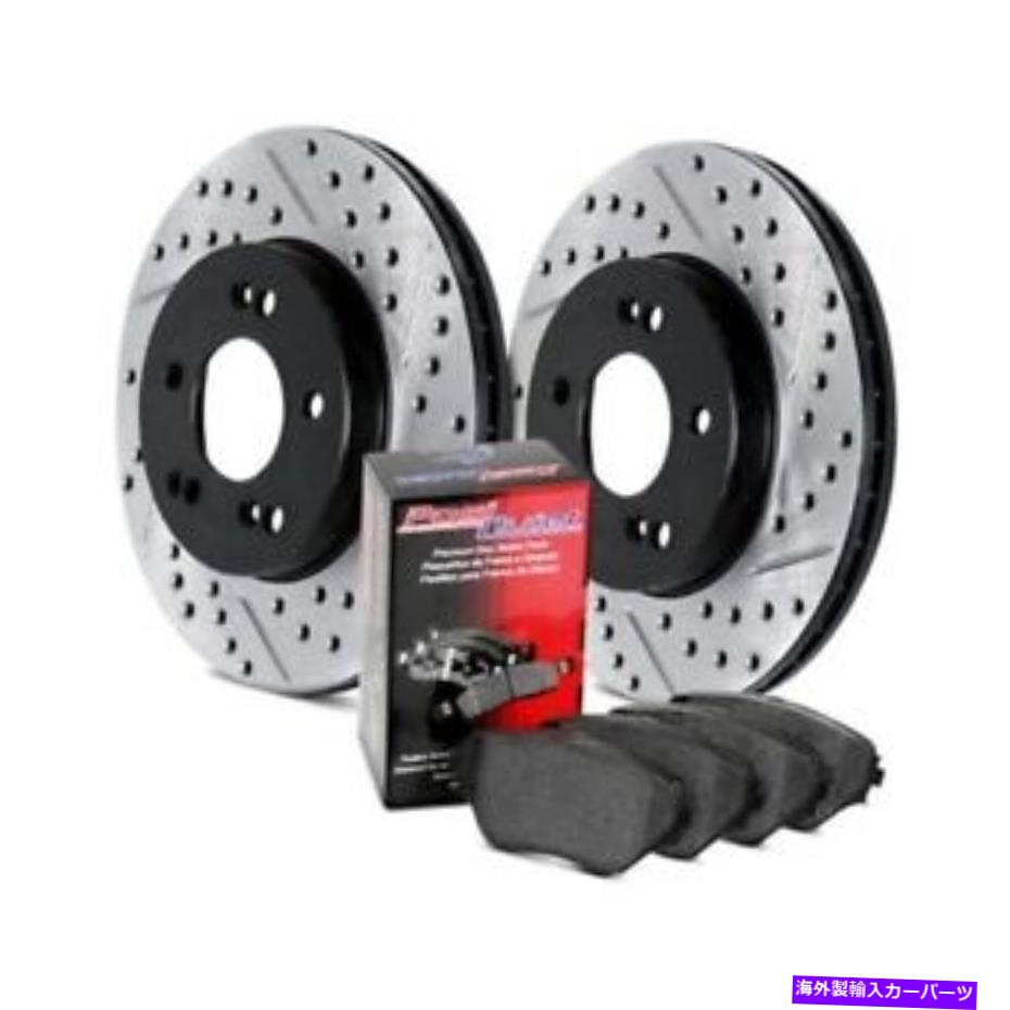 brake disc rotor Audi A4 Quattro 09-11 Street Drilled＆Slotted 1ピースフロントブレーキキット用 For Audi A4 Quattro 09-11 Street Drilled & Slotted 1-Piece Front Brake Kit【並行輸入品】 95,651円