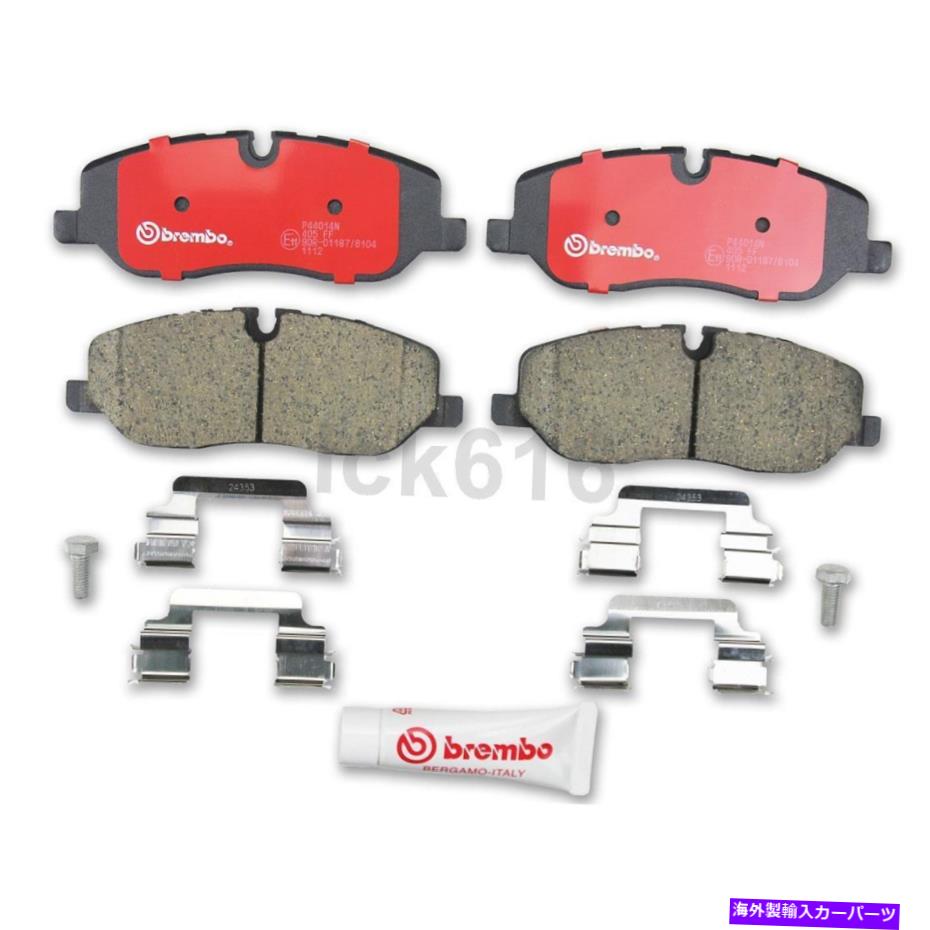 brake disc rotor 2006年から2009年のランドローバーレンジローバーのブレンボブレーキパッドとローターフロント Brembo brake pads and rotors Front For 2006-2009 Land Rover Range Rover【並行輸入品】