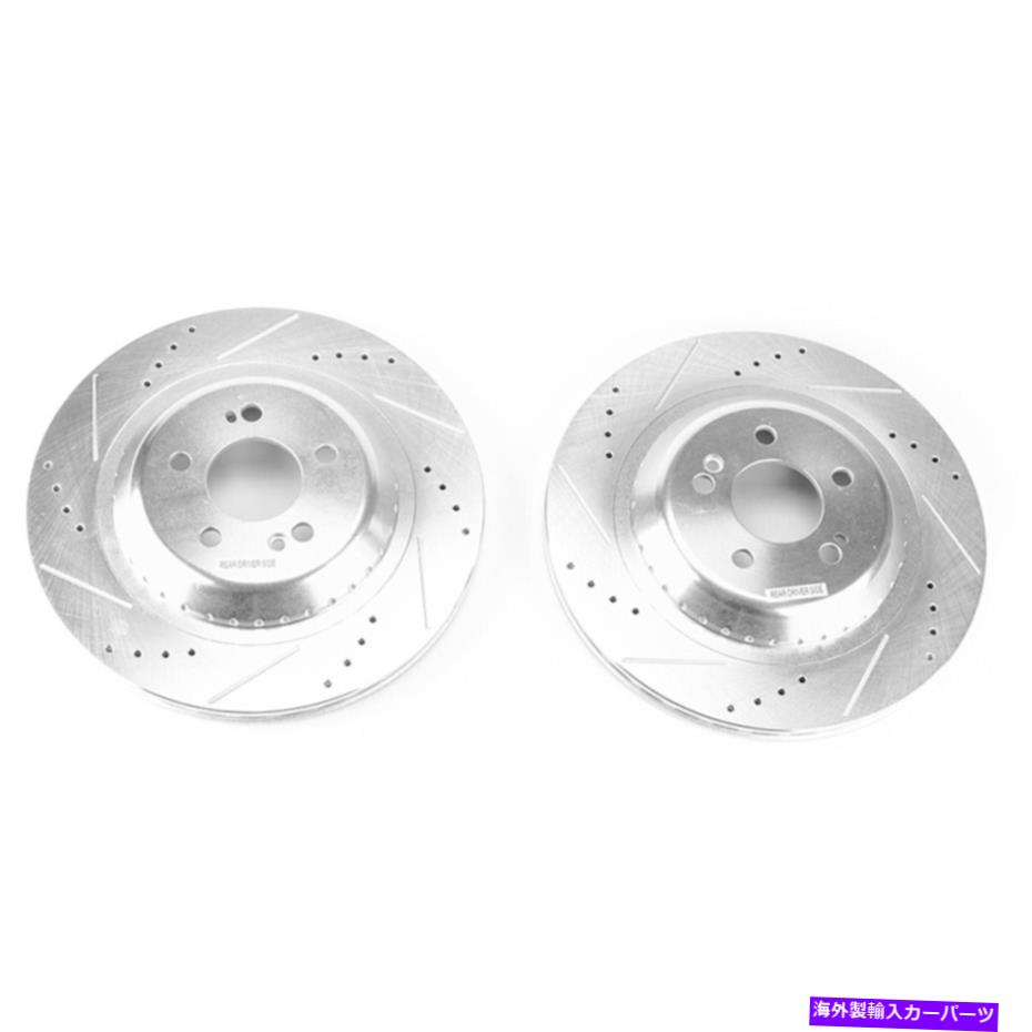 brake disc rotor EBR1602XPR PowerStopブレーキディスクメルセデスセダンS550 S450用の2輪セットリア EBR1602XPR Powerstop Brake Discs 2-Wheel Set Rear for Mercedes Sedan S550 S450【並行輸入品】