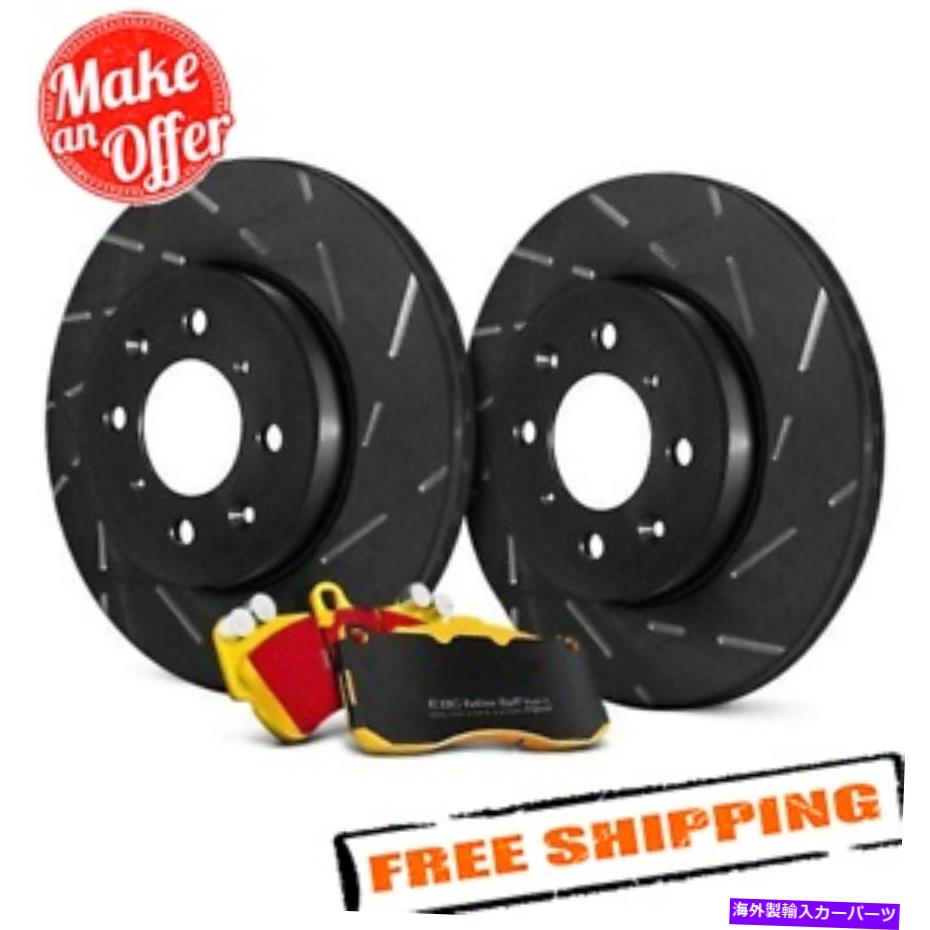 brake disc rotor EBC S9KF1698ステージ9スーパースリーパースロットスロットフロントブレーキキット15-17フォードF-150 EBC S9KF1698 Stage 9 Super Sleeper Slotted Front Brake Kit for 15-17 Ford F-150【並行輸入品】