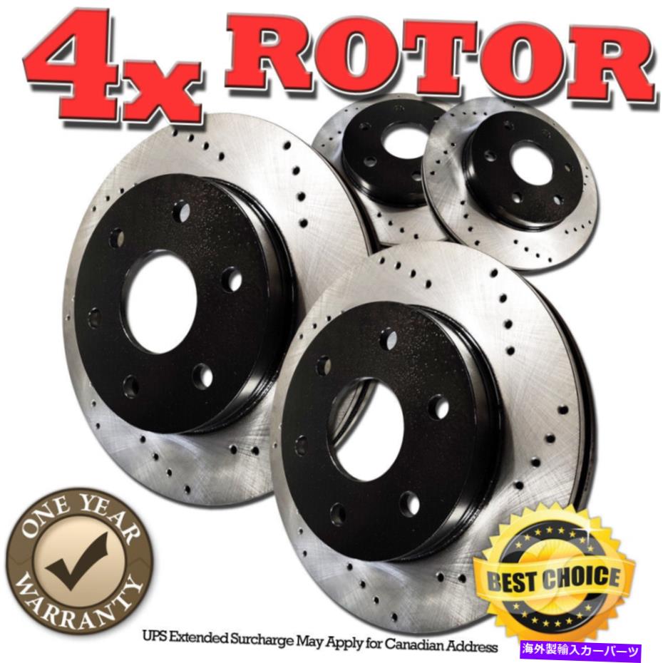 brake disc rotor RH1085フロント+リアブラックドリルドブレーキローター2007 2008 2009シボレーアップランダー RH1085 FRONT+REAR BLACK Drilled Brake Rotors FOR 2007 2008 2009 Chevy Uplander【並行輸入品】｜Us Custom Parts Shop USDM