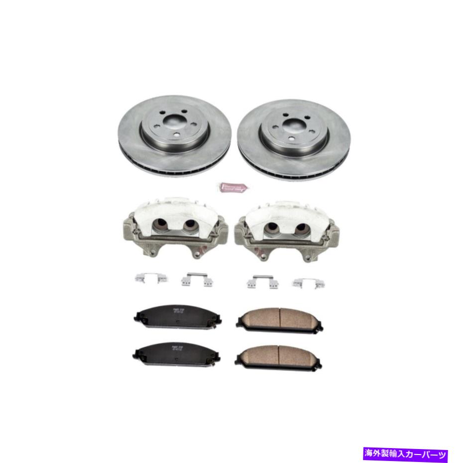 brake disc rotor kcoe2560aパワーストップブレーキディスクとキャリパーキット2輪セットフロント新機能300 KCOE2560A Powerstop Brake Disc and Caliper Kits 2-Wheel Set Front New for 300【並行輸入品】