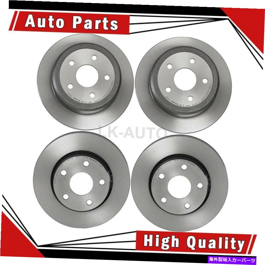 brake disc rotor ジープラングラー用のディスクブレーキローターのブレンボフロントリア4 Brembo Front Rear 4 Of Disc Brake Rotors For Jeep Wrangler【並行輸入品】｜Us Custom Parts Shop USDM