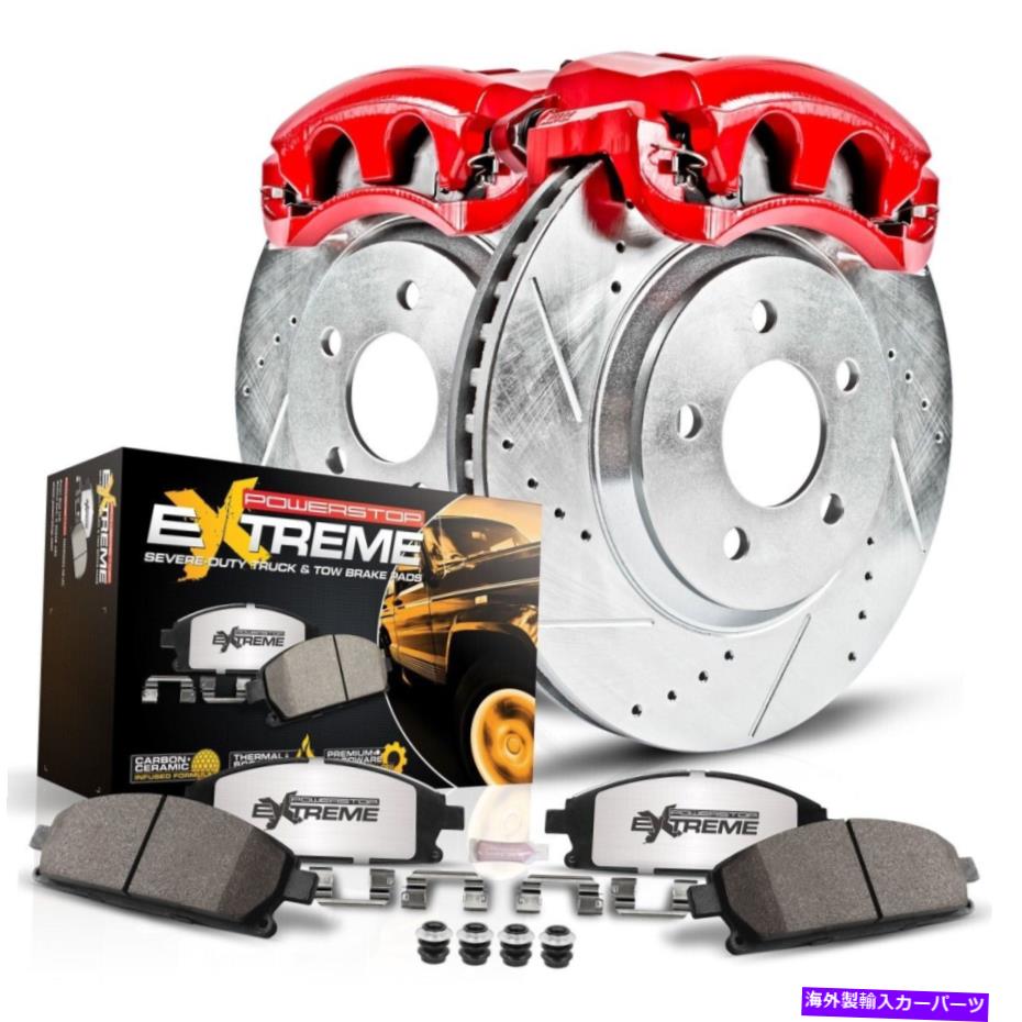 brake disc rotor KC1576-36 PowerStop 2ホイールセットブレーキディスクとキャリパーキットフロント新しいシボレー KC1576-36 Powerstop 2-Wheel Set Brake Disc and Caliper Kits Front New for Chevy【並行輸入品】