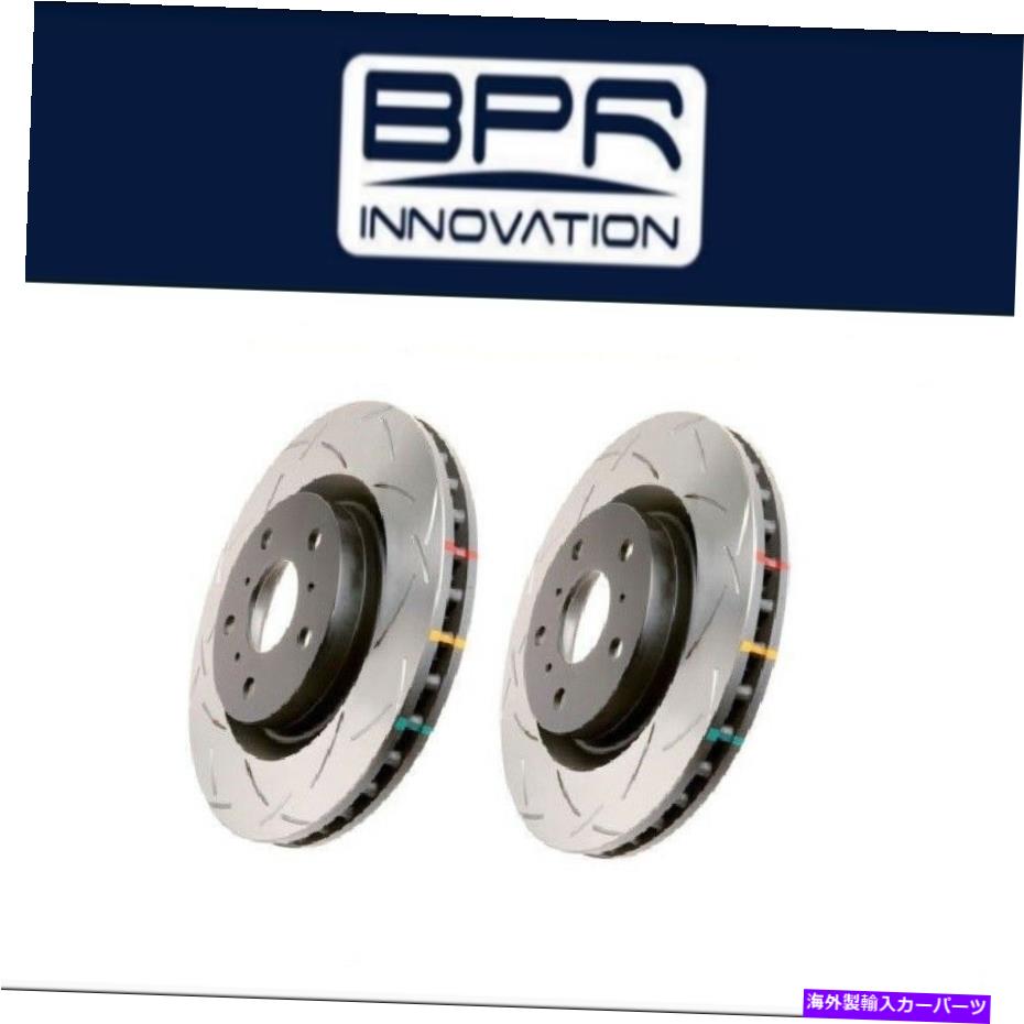 brake disc rotor ランサーEVOのDBA 08-11リアスロット4000シリーズT3スロットローター（ペア） DBA For Lancer EVO 08-11 Rear Slotted 4000 Series T3 Slot Rotor (Pair)【並行輸入品】