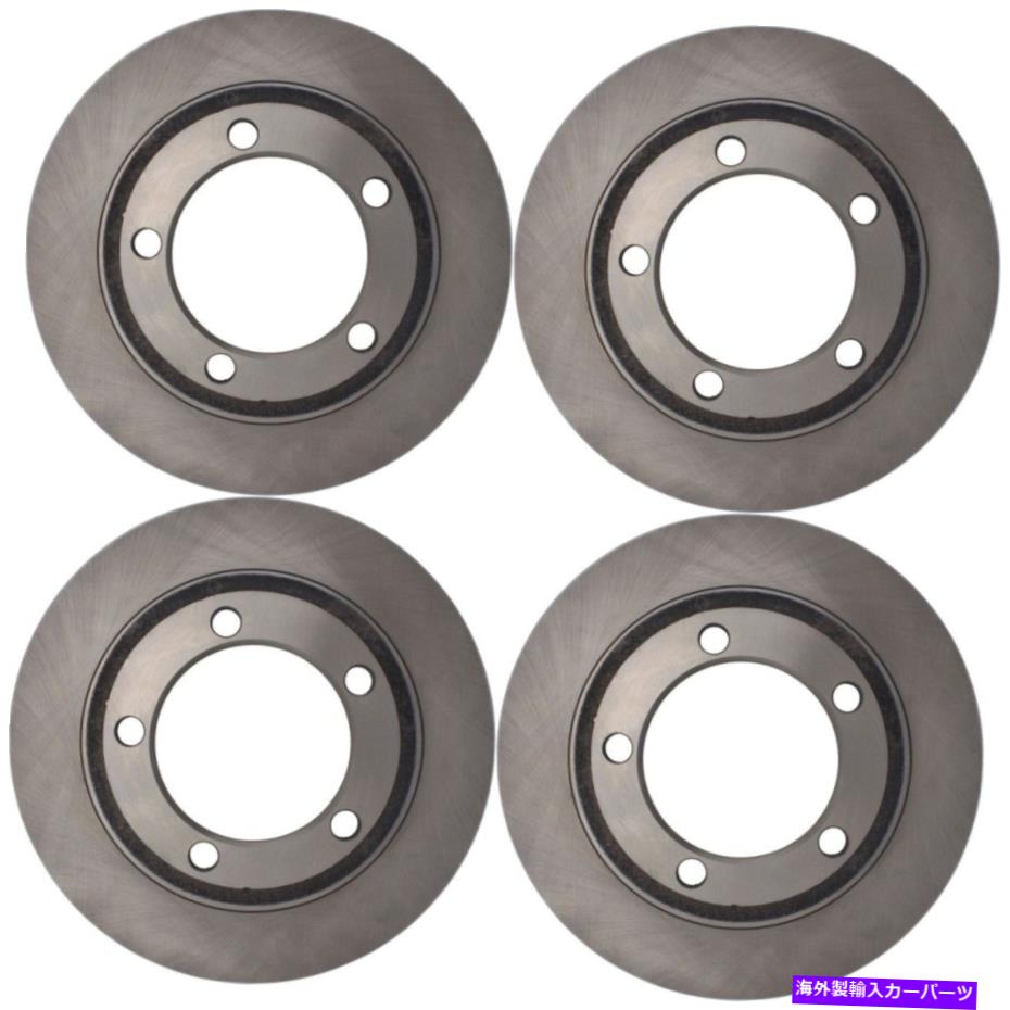 brake disc rotor Set-CE12183016-4 Centric 4-Wheel Set Brake Discs Ford F650 F750用のフロント＆リア SET-CE12183016-4 Centric 4-Wheel Set Brake Discs Front & Rear for Ford F650 F750【並行輸入品】