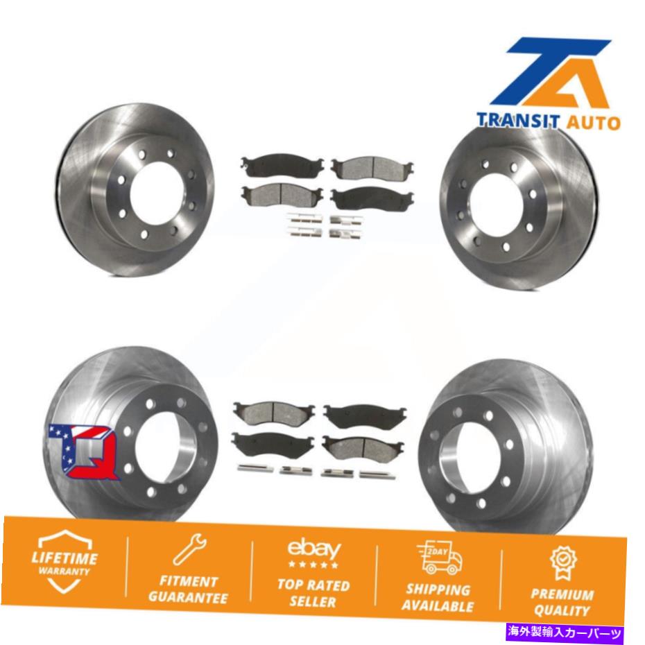 brake disc rotor フロントリアディスクブレーキローター&セミメタルパッドキット用ダッジRAM 2500 1500 3500 Front Rear Disc Brake Rotor & Semi-Metallic Pad Kit For Dodge Ram 2500 1500 3500【並行輸入品】|Us Custom Parts Shop USDM