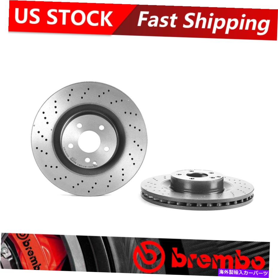 brake disc rotor 2009-2014メルセデスベンツCL550フロントコーティングブレーキローター-Brembo Premium OE Fits 2009-2014 Mercedes-Benz CL550 Front Coated Brake Rotors - Brembo Premium OE【並行輸入品】