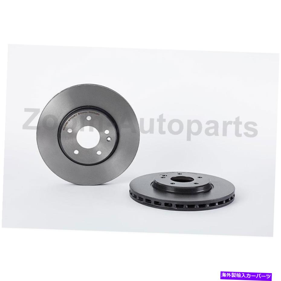 brake disc rotor ブレンボフロントリアブレーキローターセット4フィット1999-2003メルセデスベンツCLK430 Brembo Front Rear Brake Rotors Set of 4 Fits 1999-2003 Mercedes-Benz CLK430【並行輸入品】