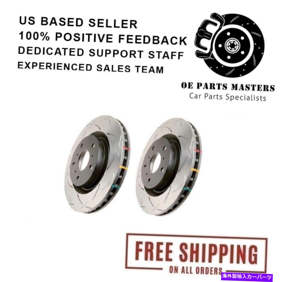 brake disc rotor DBAは日産 /インフィニティリアスロット4000シリーズT3スロットローター-42315S X2に適合します DBA Fits Nissan / Infiniti Rear Slotted 4000 Series T3 Slot Rotor - 42315S x2【並行輸入品】