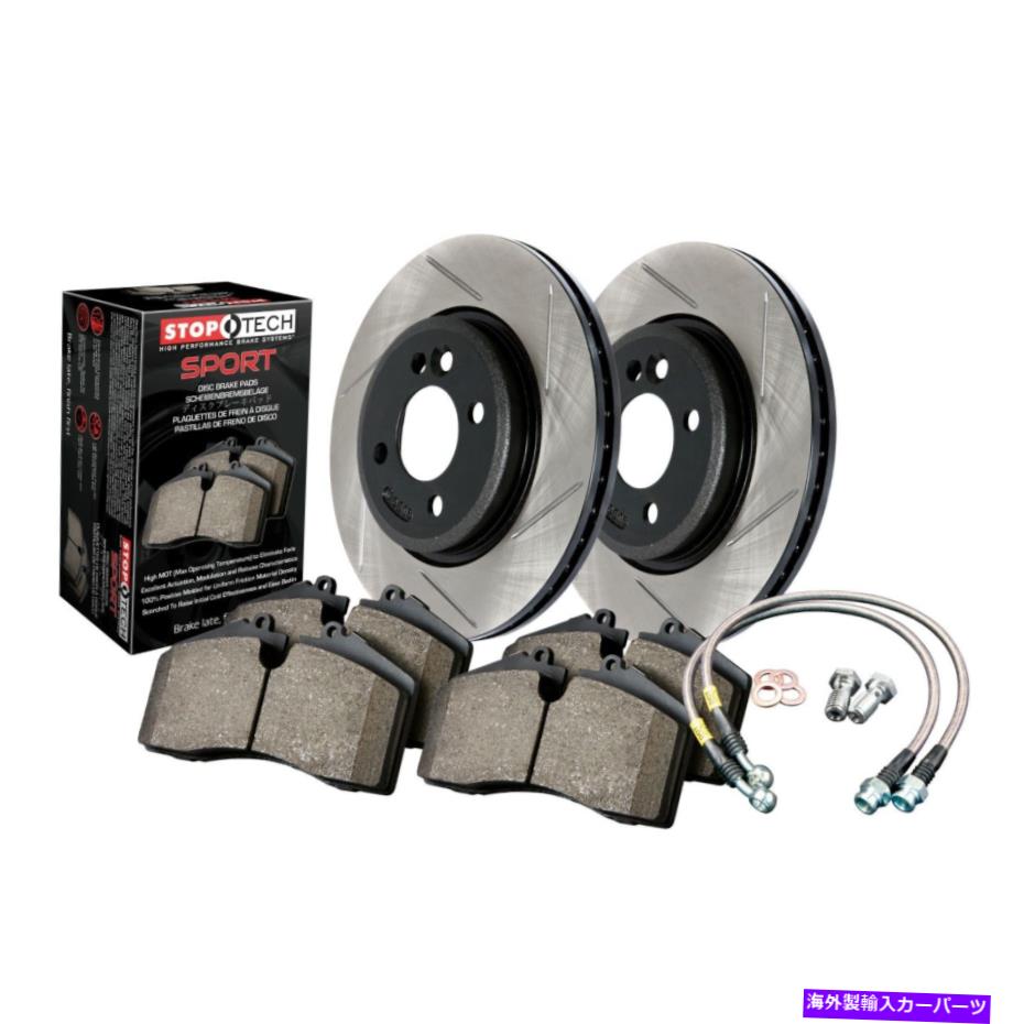 brake disc rotor 2008年から2012年のホンダアコードのストップテックディスクブレーキパッドとローターキットフロント StopTech Disc Brake Pad and Rotor Kit Front for 2008 - 2012 Honda Accord【並行輸入品】