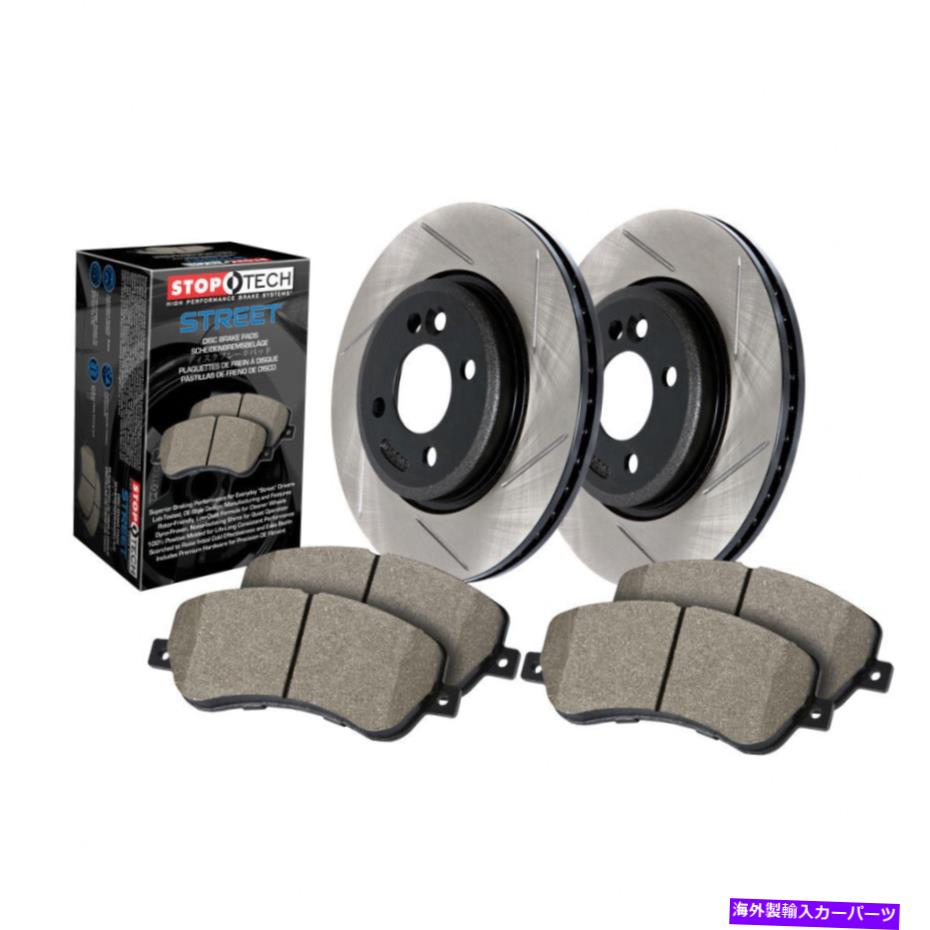 brake disc rotor Acura RDX 2007のSTOPTECH 08 09 10 2012ブレーキローターとリアブレーキパッド StopTech For Acura RDX 2007 08 09 10 2012 Brake Rotor & Rear Brake Pads【並行輸入品】