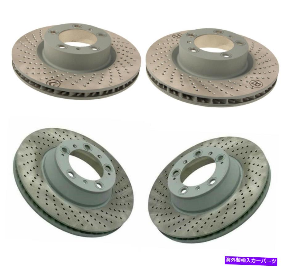 brake disc rotor ポルシェ911 2009-2012用セブロフロントとリアディスクブレーキローターキット Sebro Front and Rear Disc Brake Rotors Kit For Porsche 911 2009-2012【並行輸入品】