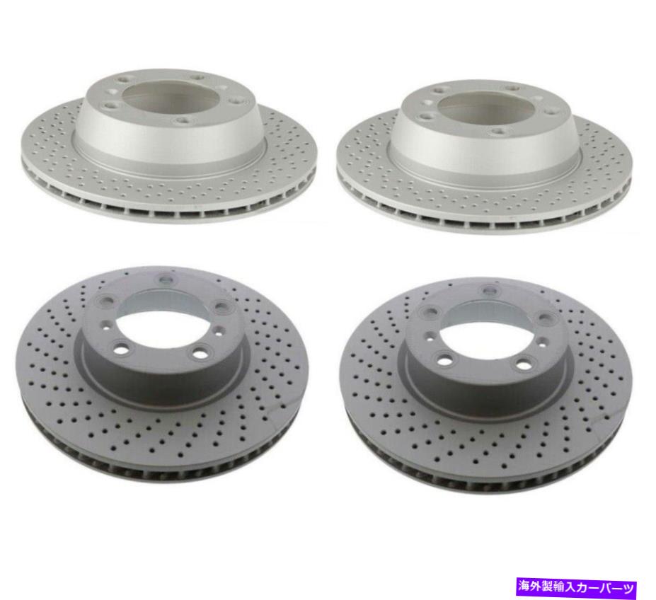 brake disc rotor Zimmermann Front and Rear Disc Brake Rotors Kit Porsche Cayman Boxster Zimmermann Front and Rear Disc Brake Rotors Kit For Porsche Cayman Boxster【並行輸入品】