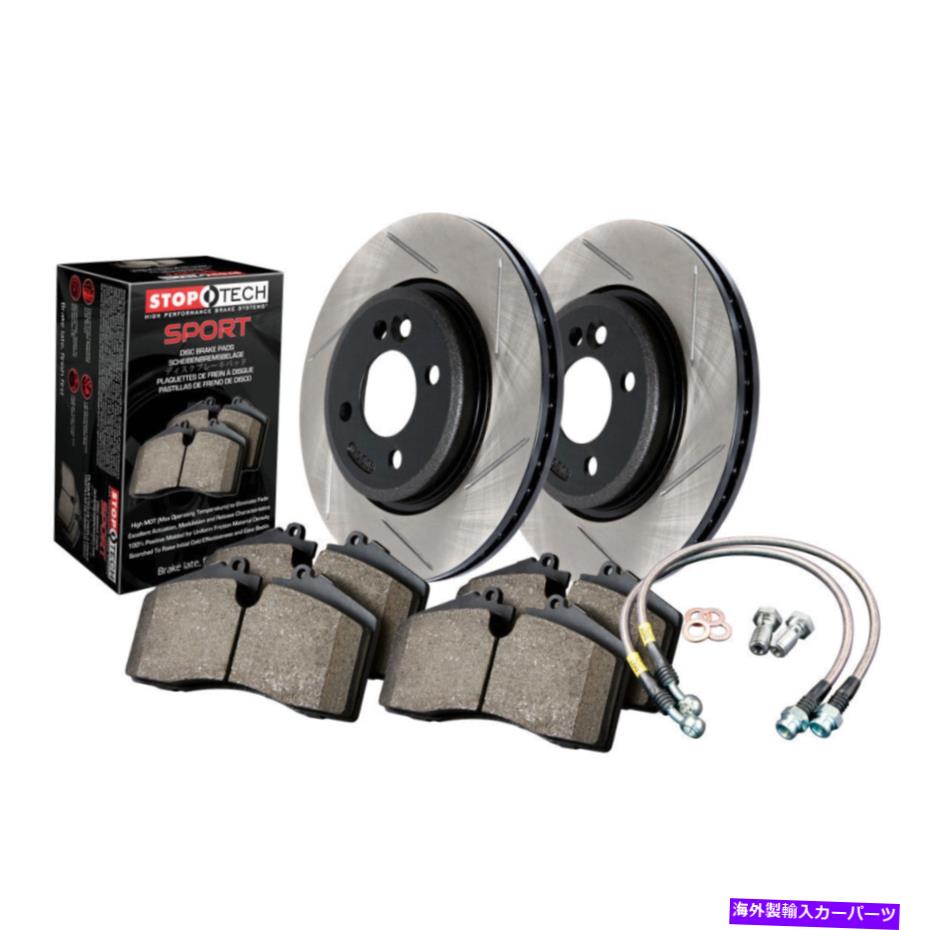 brake disc rotor Honda Civic 2002 2003 Axle Pack Rear Rotors + PadsパッケージのStopTech StopTech For Honda Civic 2002 2003 Axle Pack Rear Rotors + Pads Package【並行輸入品】|Us Custom Parts Shop USDM