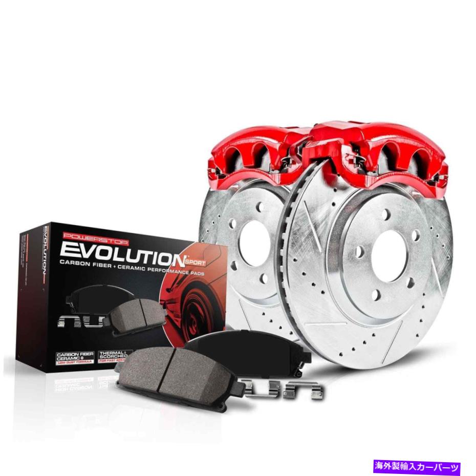 brake disc rotor パワーストップKC2977A Z23エボリューション1リアGS350用のキャリパー付きクリックブレーキキット Power Stop KC2977A Z23 Evolution 1-Click Brake Kit w/Calipers for Rear GS350【並行輸入品】