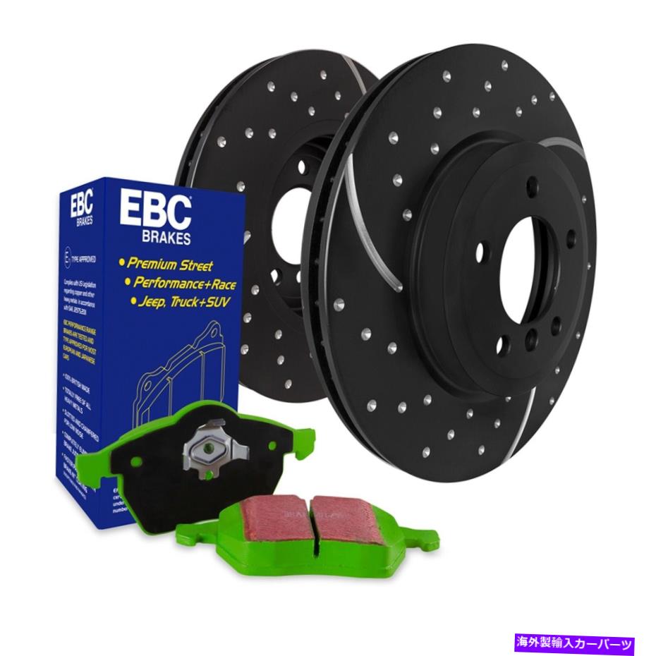 brake disc rotor EBCブレーキS3KR1052 S3キットGreenStuff 6000およびGDロータートラック/SUV EBC Brakes S3KR1052 S3 Kits Greenstuff 6000 and GD Rotors Truck/SUV【並行輸入品】