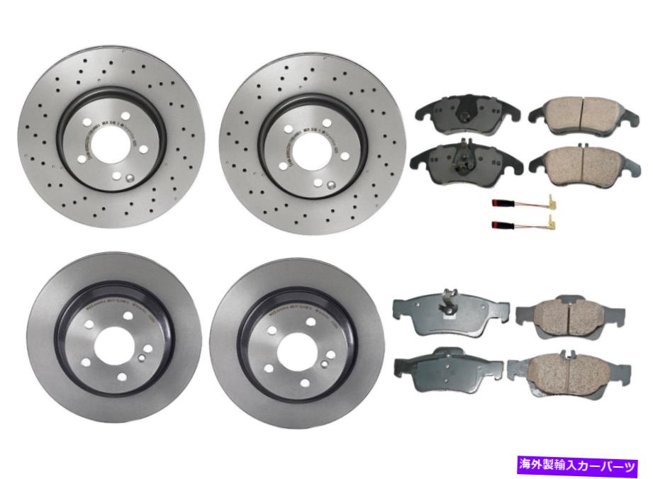 brake disc rotor Akebono Front＆Rear Brake Kit Euro Pads Disc Rotors for MB W212 S212 E350 E400 Akebono Front & Rear Brake Kit Euro Pads Disc Rotors For MB W212 S212 E350 E400【並行輸入品】