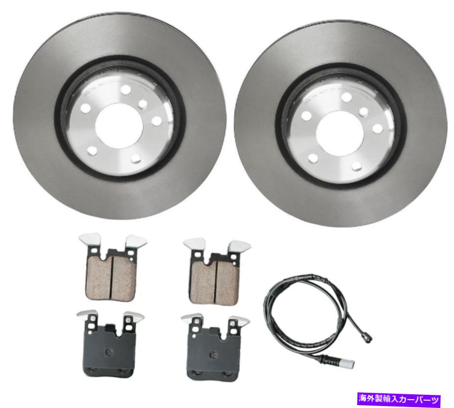 brake disc rotor BMW F22 F23 F30 F33 Blue Caliper用のAkebonoリアブレーキキットユーロパッドディスクローター Akebono Rear Brake Kit Euro Pad Disc Rotors For BMW F22 F23 F30 F33 Blue Caliper【並行輸入品】