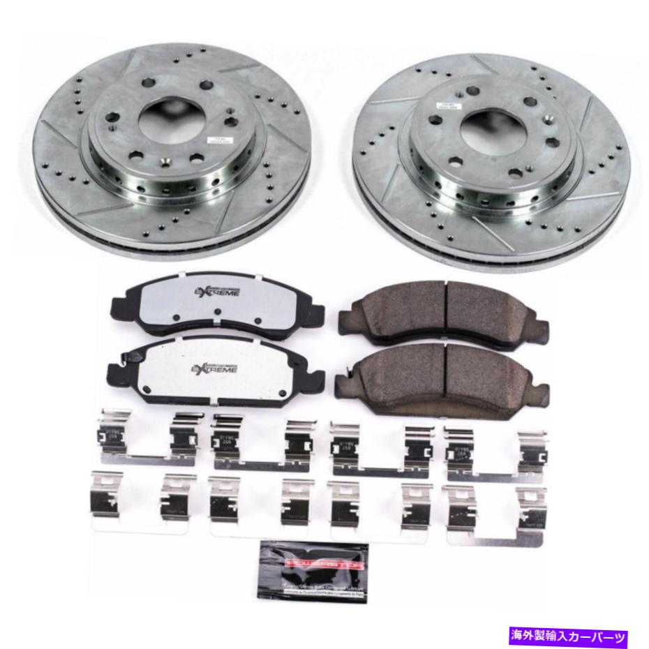 brake disc rotor Chevrolet Tahoe 2008-2019 For PowerstopフロントブレーキパッドとローターキットDAC For Chevrolet Tahoe 2008-2019 PowerStop Front Brake Pads and Rotors Kit DAC【並行輸入品】
