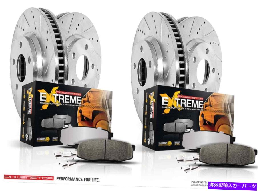 brake disc rotor パワーストップK2148-36 Z36トラック＆TOWグランドチェロキー用のクリックブレーキキット Power Stop K2148-36 Z36 Truck & Tow 1-Click Brake Kit for Grand Cherokee【並行輸入品】