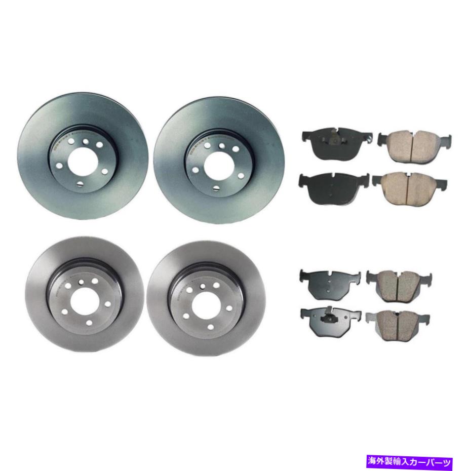 brake disc rotor Akebono Front and Rear Brake Kit Euro Pad Set＆Rotors for BMW E70 F15 X5 F16 X6 Akebono Front and Rear Brake Kit Euro Pad Set & Rotors For BMW E70 F15 X5 F16 X6【並行輸入品】