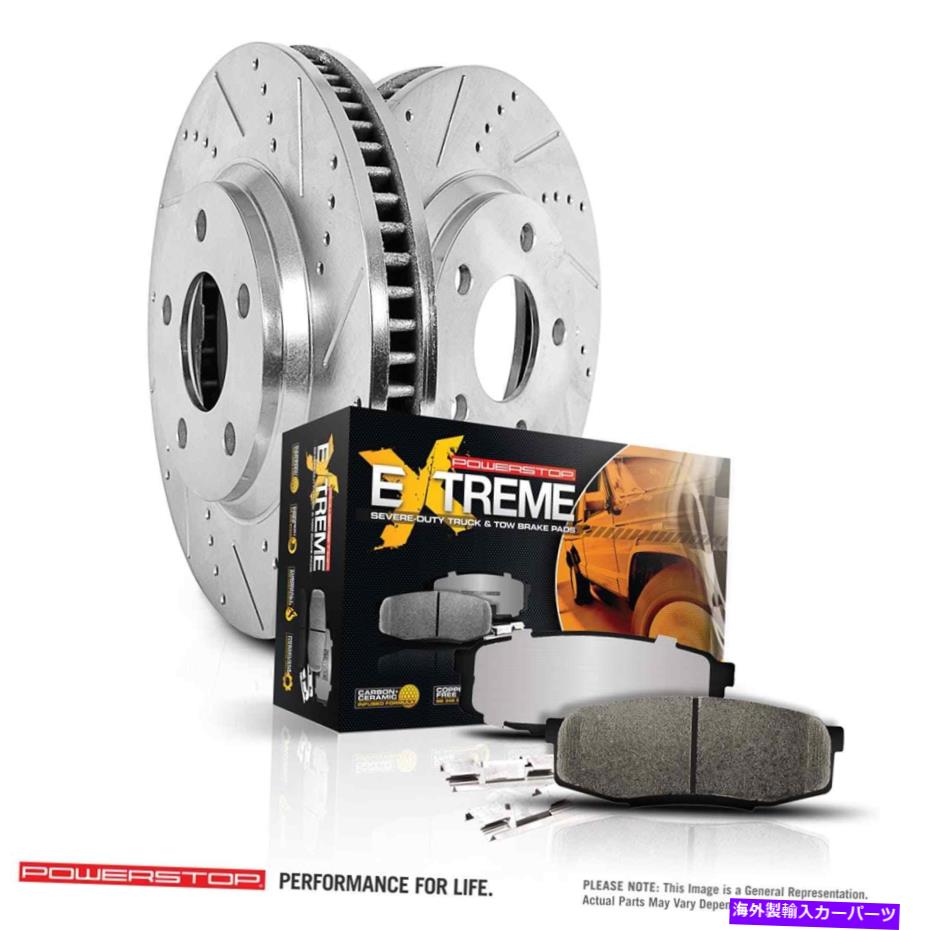 brake disc rotor パワーストップK6517-36 Z36トラック＆TOWリアNV1500用のクリックブレーキキット Power Stop K6517-36 Z36 Truck & Tow 1-Click Brake Kit for Rear NV1500【並行輸入品】