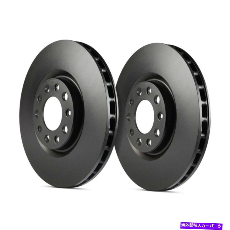 brake disc rotor ジャガーXK8 00-06 EBC RKシリーズプレミアムプレーン1ピースフロントブレーキローター用 For Jaguar XK8 00-06 EBC RK Series Premium Plain 1-Piece Front Brake Rotors【並行輸入品】