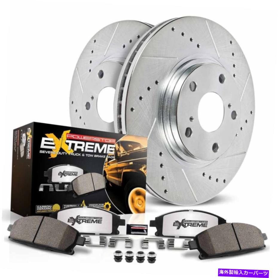 brake disc rotor Jeep Wrangler 2018 2019 PowerStopリアブレーキパッドとローターキットTCP用 For Jeep Wrangler 2018 2019 PowerStop Rear Brake Pads and Rotors Kit TCP【並行輸入品】