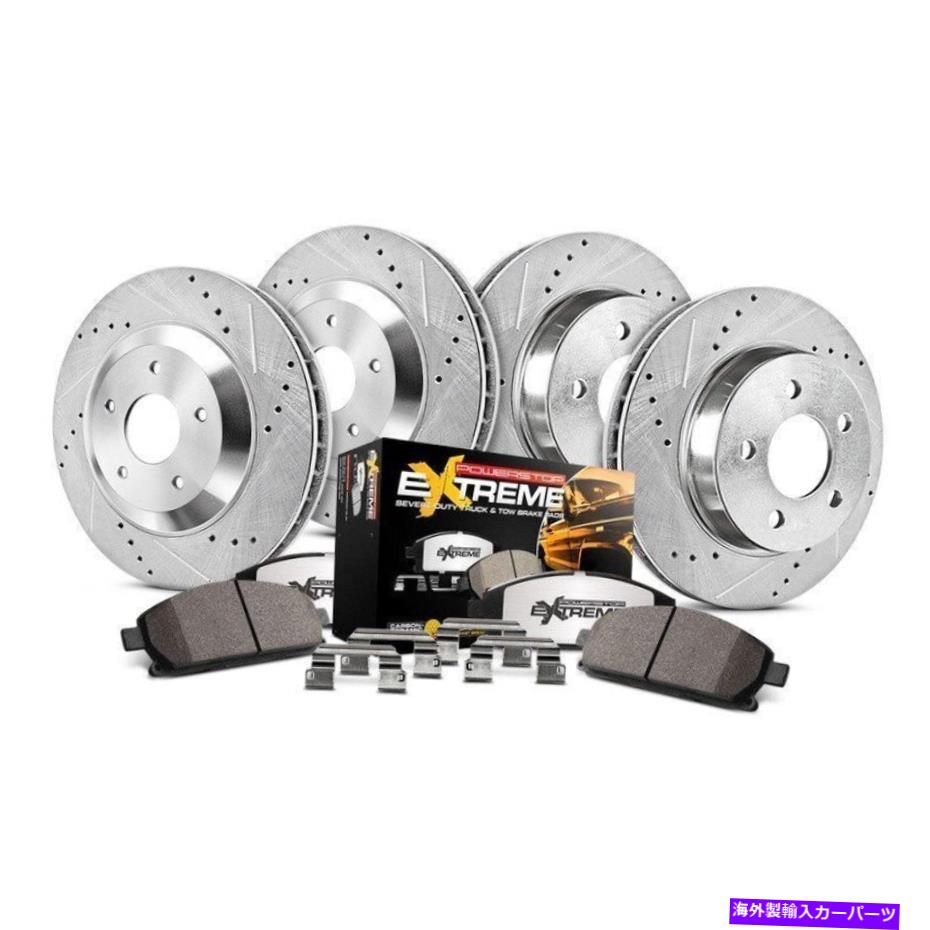 brake disc rotor ダッジデュランゴ03ブレーキキットパワーストップ1クリックエクストリームZ36トラック＆トウ For Dodge Durango 03 Brake Kit Power Stop 1-Click Extreme Z36 Truck & Tow【並行輸入品】
