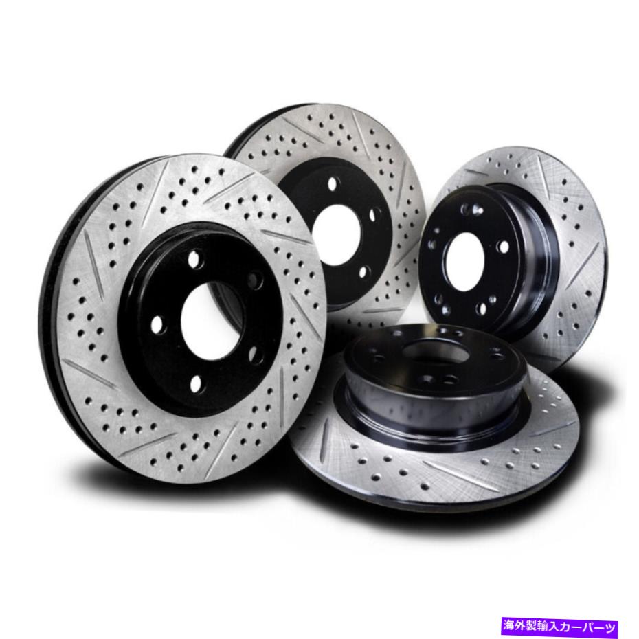 brake disc rotor LAN017SSDレンジローバースポーツ5.0L V8 2014-15ロータークロスドリル＆スロット LAN017SSD Range Rover Sport 5.0L V8 2014-15 Rotor Cross Drill & Slot【並行輸入品】