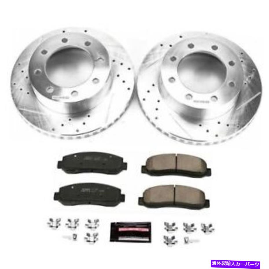 brake disc rotor 05-08フォードF-250スーパーデューティフロントZ23エボリューションスポーツブレーキキットのパワーストップ PowerStop for 05-08 Ford F-250 Super Duty Front Z23 Evolution Sport Brake Kit【並行輸入品】