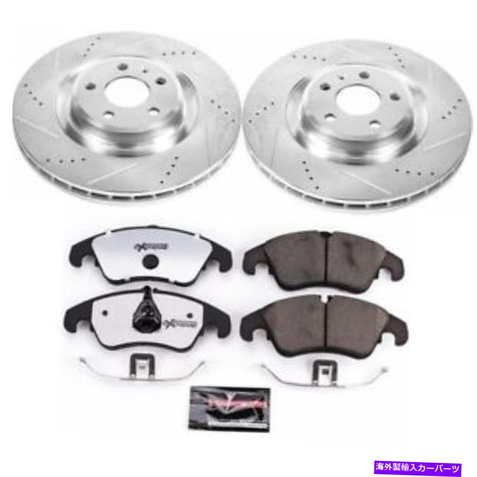 brake disc rotor 10-11アウディS4フロントZ26ストリートウォリアーブレーキキットのパワーストップ PowerStop for 10-11 Audi S4 Front Z26 Street Warrior Brake Kit【並行輸入品】