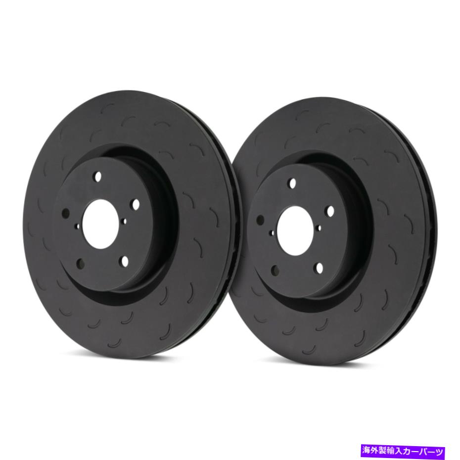 brake disc rotor フォードエクスカーション2000-2002ホークHTS4336タロンスロットフロントブレーキローター用 For Ford Excursion 2000-2002 Hawk HTS4336 Talon Slotted Front Brake Rotors【並行輸入品】
