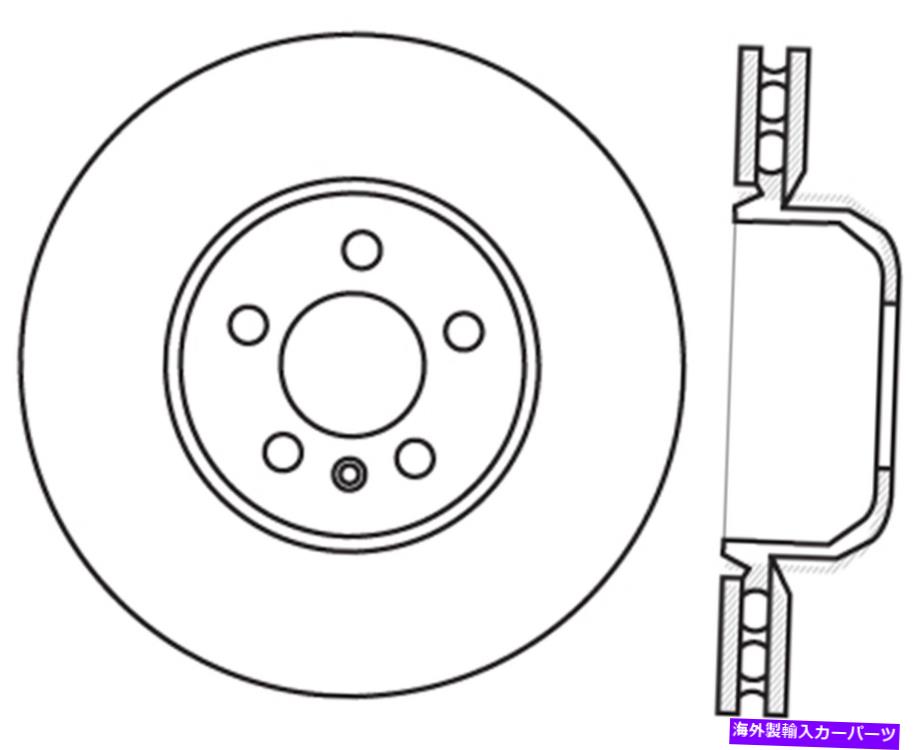 brake disc rotor ディスクブレーキロータースポーツクロスドリルとスロット付きフロント左stoptech 127.34126l Disc Brake Rotor-Sport Cross-Drilled and Slotted Front Left Stoptech 127.34126L【並行輸入品】
