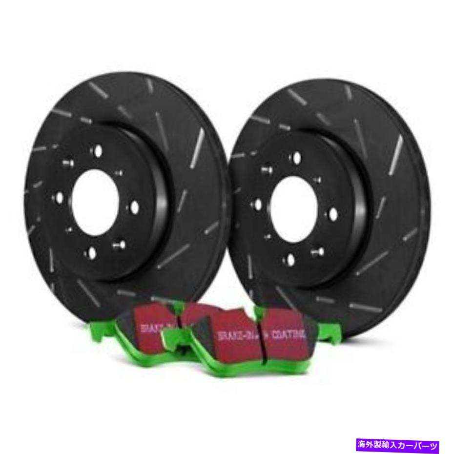 brake disc rotor Dodge Ram 2500 94-99ブレーキキットEBCステージ2スポーツスロットスロットフロントブレーキキットW For Dodge Ram 2500 94-99 Brake Kit EBC Stage 2 Sport Slotted Front Brake Kit w【並行輸入品】|Us Custom Parts Shop USDM