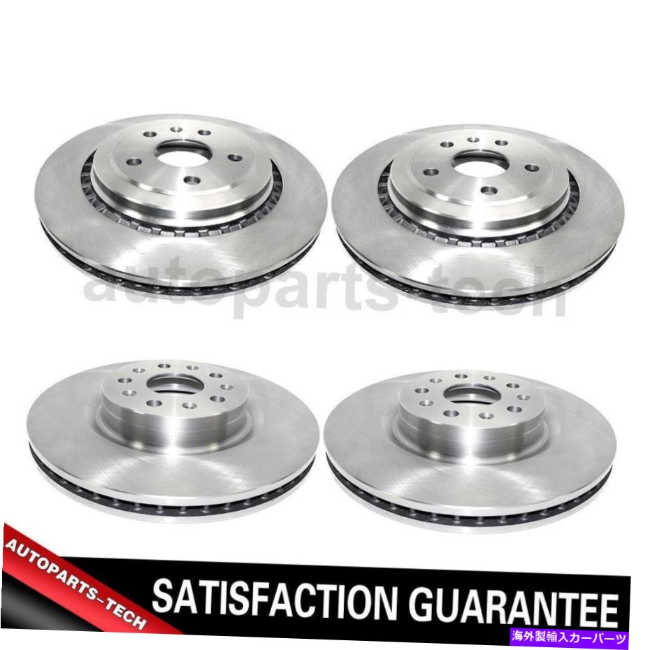 brake disc rotor シボレー2016?2019用の4xデュラゴフロントリアディスクブレーキローター 4x DuraGo Front Rear Disc Brake Rotor For Chevrolet 2016~2019【並行輸入品】