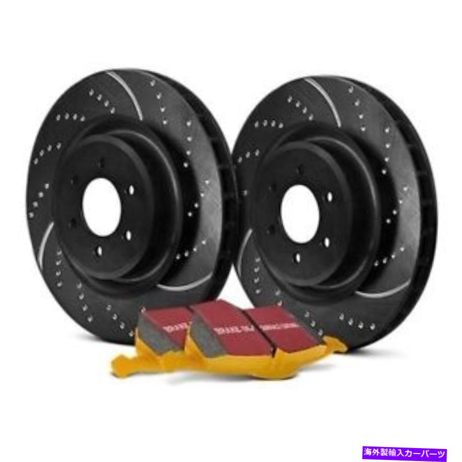 brake disc rotor GMC V1500 87 EBCステージ5スーパーストリートのくぼみとスロット付きフロントブレーキキット用 For GMC V1500 87 EBC Stage 5 Super Street Dimpled & Slotted Front Brake Kit【並行輸入品】|Us Custom Parts Shop USDM