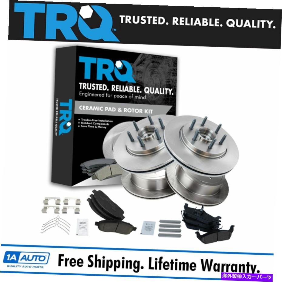 brake disc rotor TRQディスクブレーキローター&POSIセラミックパッドフロント&リアフォードF150トラック TRQ Disc Brake Rotor & Posi Ceramic Pad Front & Rear for Ford F150 Truck【並行輸入品】|Us Custom Parts Shop USDM