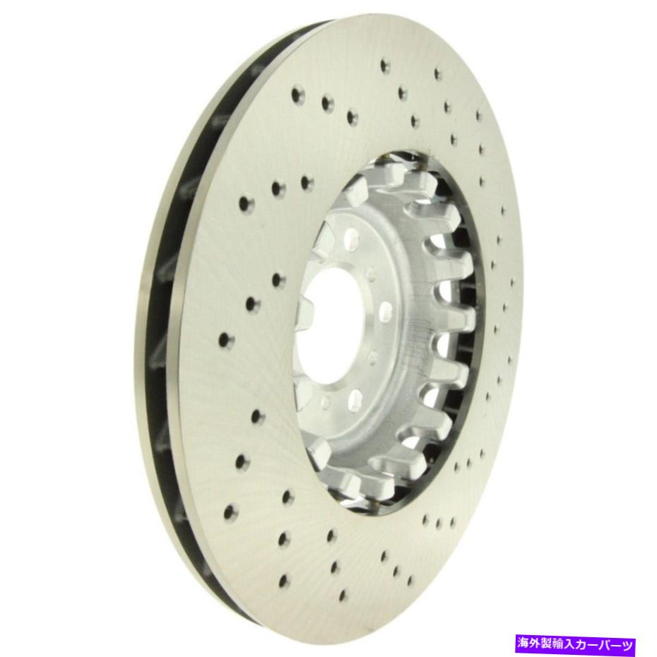 brake disc rotor ディスクブレーキローター-OEタイプドリルドディスクプロファーレッドフロント右中心128.34163 Disc Brake Rotor-OE Type Drilled Disc-Preferred Front Right Centric 128.34163【並行輸入品】