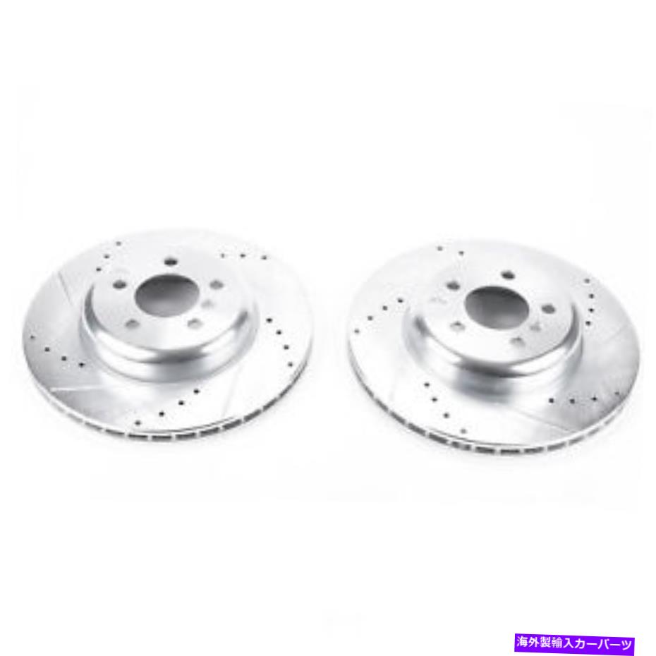 brake disc rotor 16-18 BMW 320I XDRIVEリアエボリューションドリル＆スロットローターのパワーストップ-P Power Stop for 16-18 BMW 320i xDrive Rear Evolution Drilled & Slotted Rotors - P【並行輸入品】｜Us Custom Parts Shop USDM