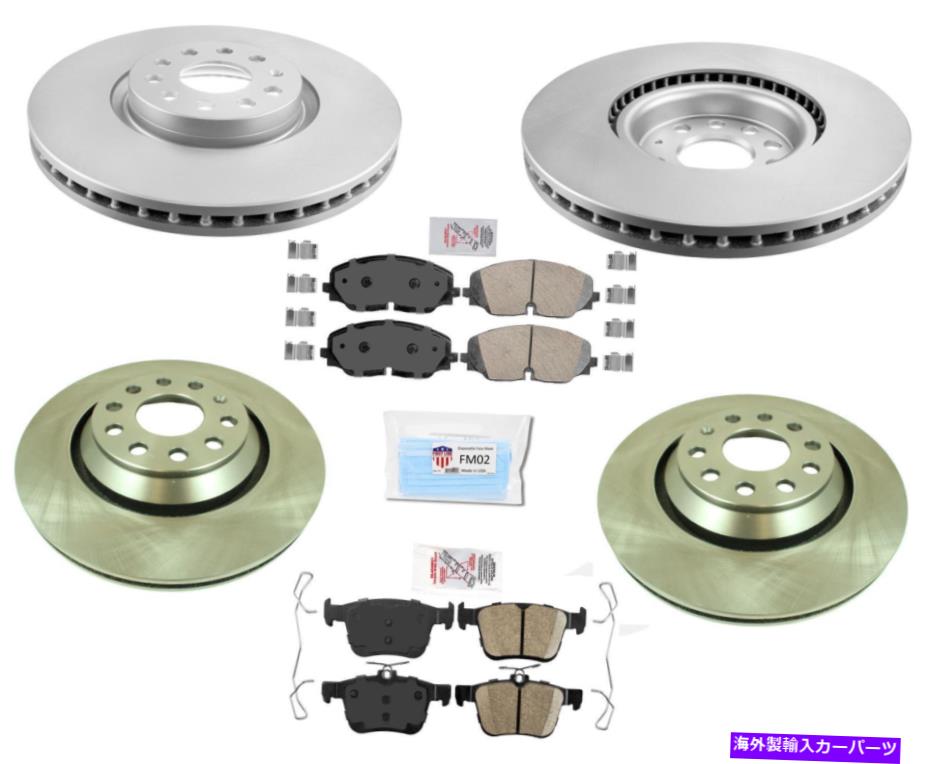 brake disc rotor 2018-2022フォルクスワーゲンアトラスのフロント＆リアディスクブレーキローターブレーキパッド Front & Rear Disc Brake Brake Rotors Brake Pads for 2018-2022 Volkswagen Atlas【並行輸入品】｜Us Custom Parts Shop USDM