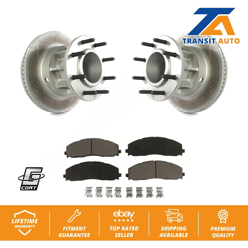 brake disc rotor Ford F-350スーパーデューティF-250 RWD用のフロントコートディスクブレーキローターセラミックパッドキット Front Coat Disc Brake Rotors Ceramic Pad Kit For Ford F-350 Super Duty F-250 RWD【並行輸入品】｜Us Custom Parts Shop USDM