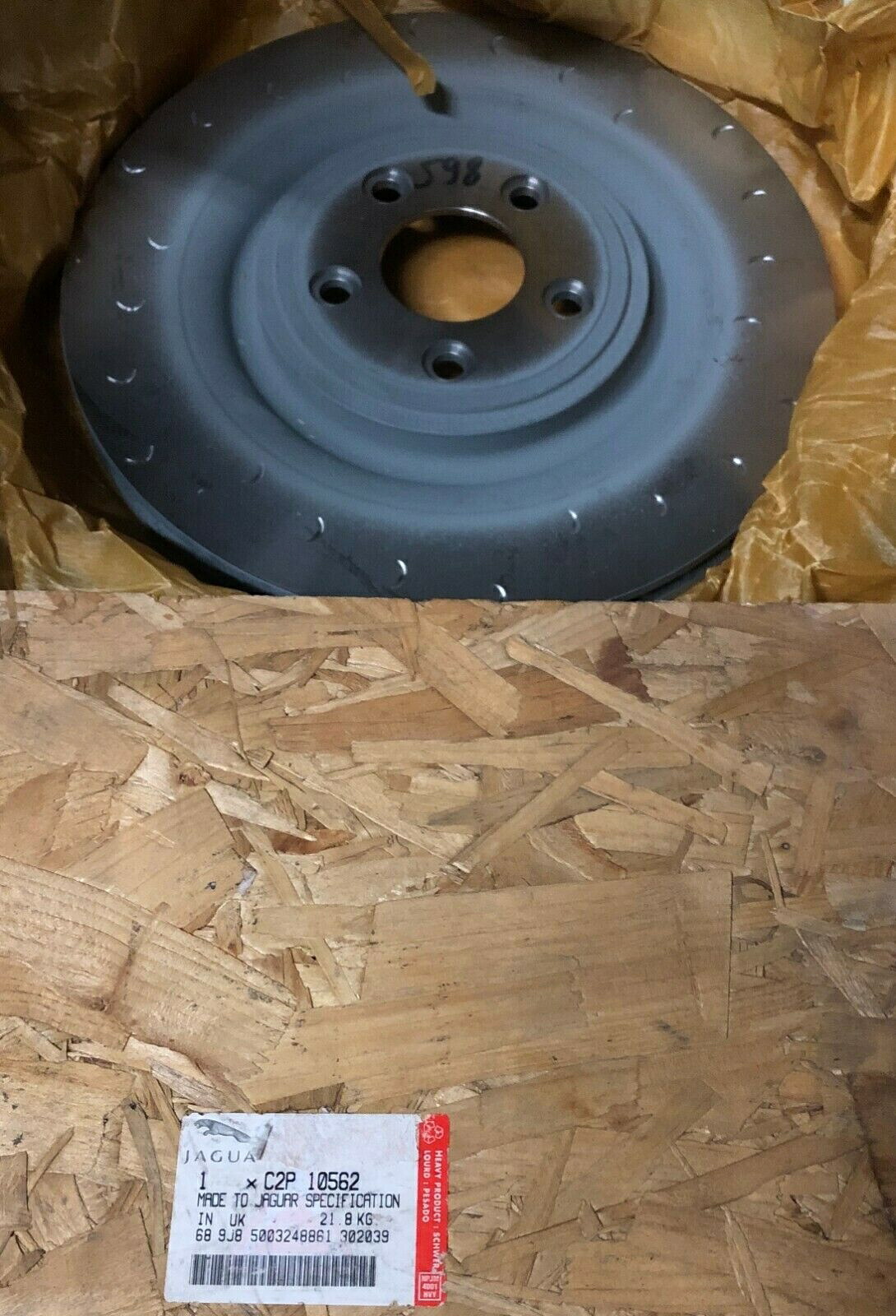 brake disc rotor 2007-2015 OEM JAGUAR XK XKR XKR-S XKRSリア右RHディスクブレーキローターセット2 2007-2015 OEM Jaguar XK XKR XKR-S XKRS Rear Right RH Disc Brake Rotor Set of 2【並行輸入品】｜Us Custom Parts Shop USDM