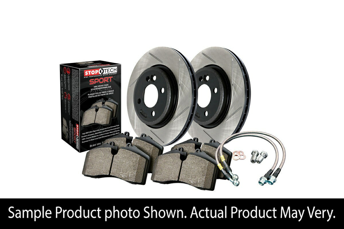 brake disc rotor STOPTECH SPORT AXLE PACKスロット付きローターリアブレーキキットWRX STI 2004 EJ257 StopTech Sport Axle Pack Slotted Rotor Rear Brake Kit for WRX STI 2004 EJ257【並行輸入品】｜Us Custom Parts Shop USDM