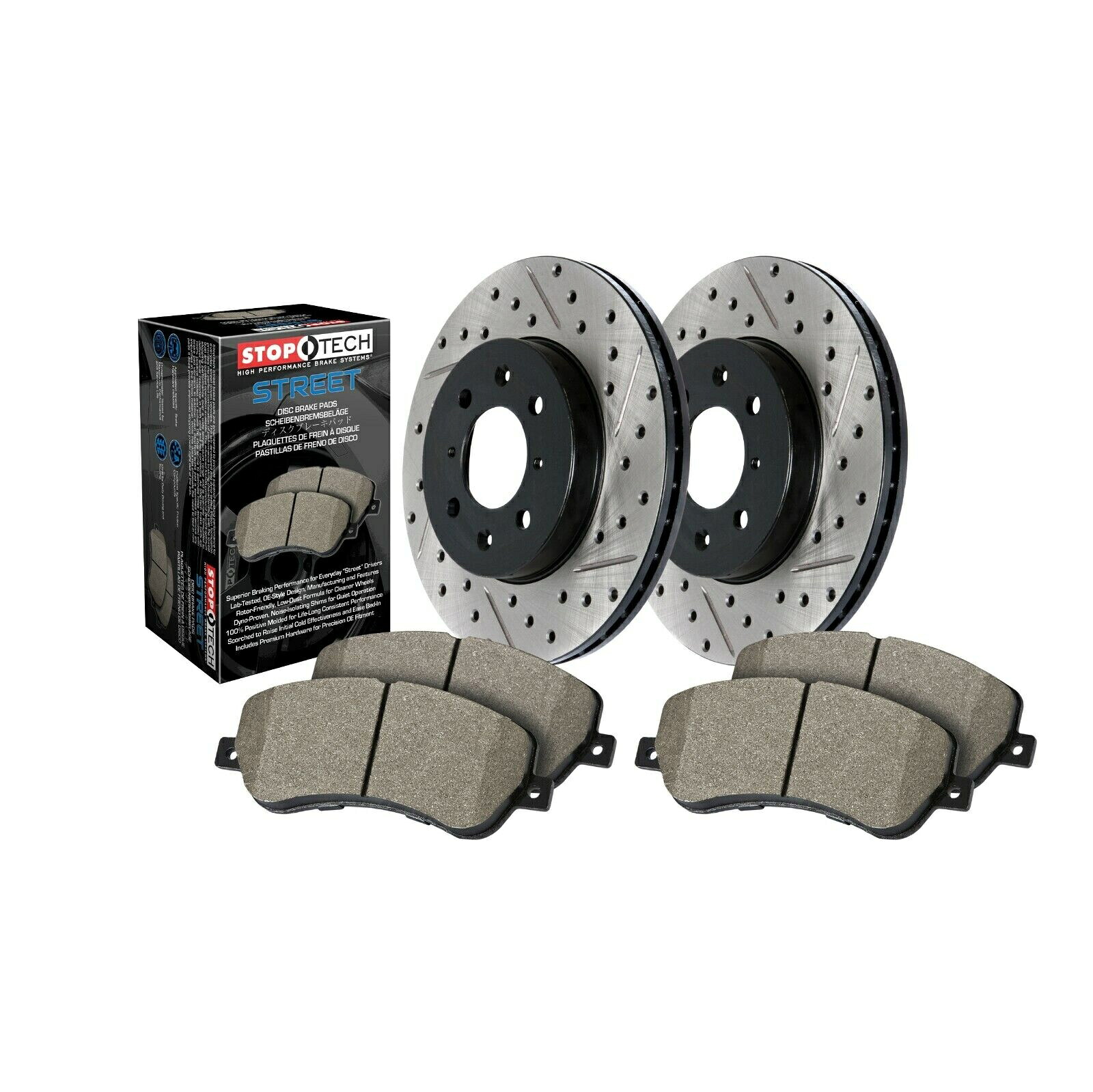 brake disc rotor 04-07ボルボS60、V70 / 938.39505用のストップテックディスクブレーキパッドとローターキットリア StopTech Disc Brake Pad and Rotor Kit Rear for 04-07 Volvo S60, V70 / 938.39505【並行輸入品】