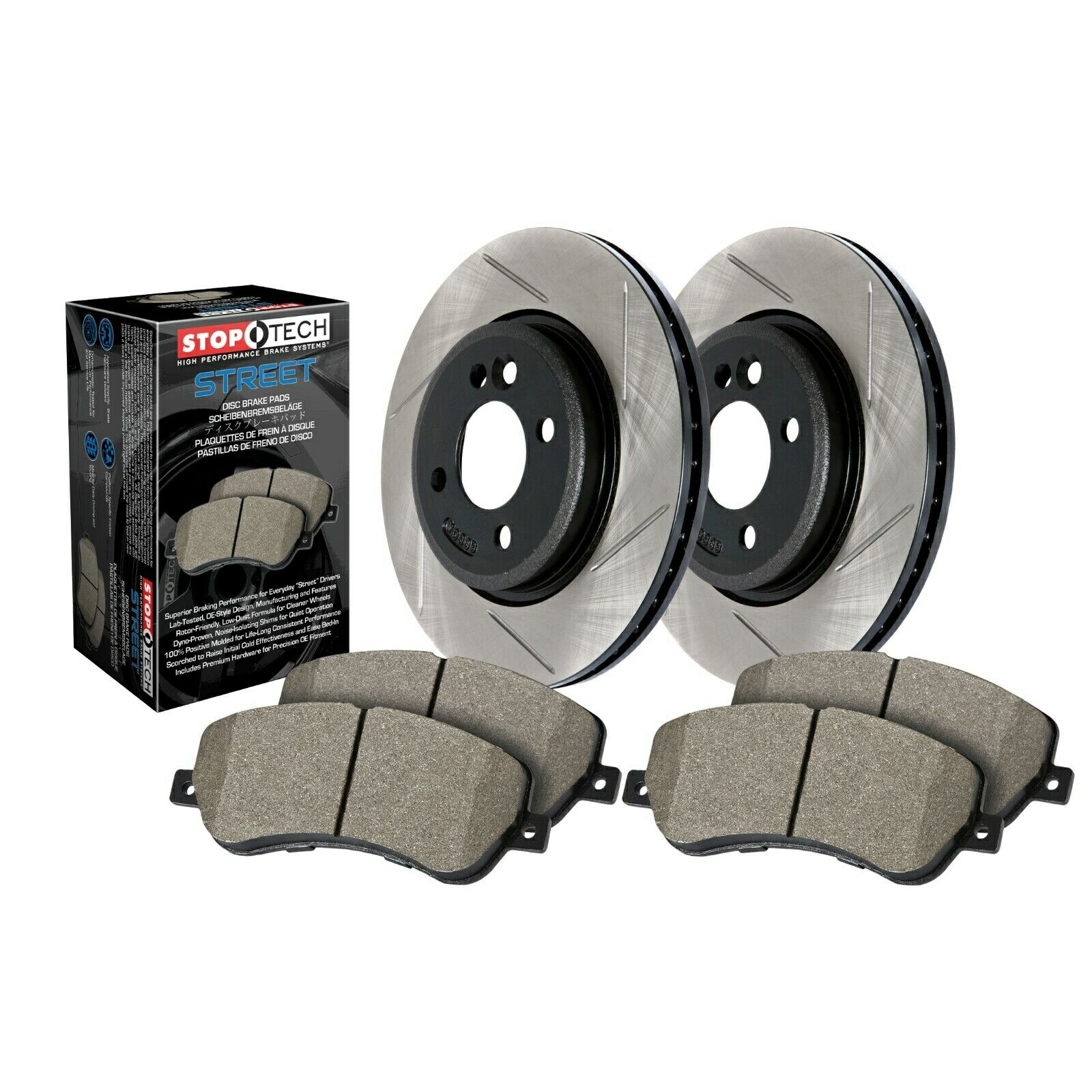 brake disc rotor STOPTECHディスクブレーキパッドとキャデラックのローターキットフロント、シボレー / 937.66015 StopTech Disc Brake Pad and Rotor Kit Front for Cadillac, Chevrolet / 937.66015【並行輸入品】